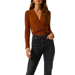 ASTR side cutout bodysuit